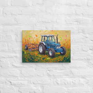 Furrow & Fields Ford 7810 Generation III Splash Art | Canvas Quality Farmers Merch
