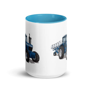 Furrow & Fields Ford 9700 Illustration | 15 oz Mug with Color Inside Quality Farmers Merch