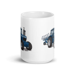 Furrow & Fields Ford 9700 Illustration | White Glossy Mug Quality Farmers Merch