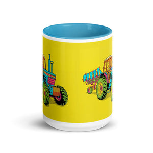 Furrow & Fields Ford 9700 Pop Art | 15 oz Mug with Color Inside Quality Farmers Merch