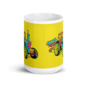Furrow & Fields Ford 9700 Pop Art | White Glossy Mug Quality Farmers Merch