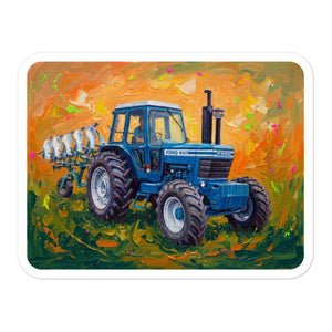 Furrow & Fields Ford 9700 Splash Art | Bubble-free stickers Quality Farmers Merch