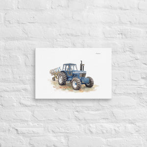 Furrow & Fields Ford 9700 Watercolor | Canvas Quality Farmers Merch