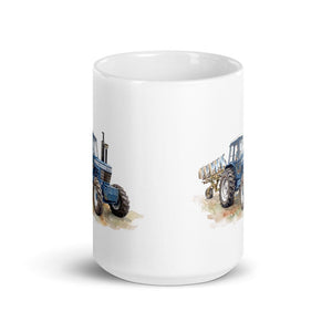 Furrow & Fields Ford 9700 Watercolor | White Glossy Mug Quality Farmers Merch