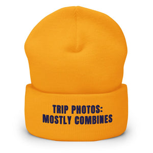 Furrow & Fields Gold Trip Photos: Mostly Combines | Cuffed Beanie Quality Farmers Merch