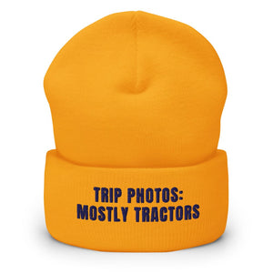 Furrow & Fields Gold Trip Photos: Mostly Tractors | Cuffed Beanie Quality Farmers Merch