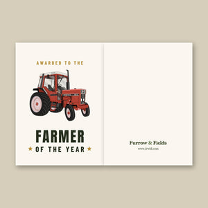 Furrow & Fields Greeting Card Farmer of the Year Case 685 XL | Greeting Card Quality Farmers Merch