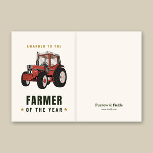 Furrow & Fields Greeting Card Farmer of the Year Case 885 XL | Greeting Card Quality Farmers Merch