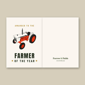 Furrow & Fields Greeting Card Farmer of the Year Case David Brown 995 | Greeting Card Quality Farmers Merch