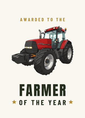 Furrow & Fields Greeting Card Farmer of the Year Case MX 135 | Greeting Card Quality Farmers Merch