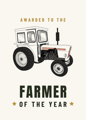 Furrow & Fields Greeting Card Farmer of the Year David Brown 780 Selectamatic | Greeting Card Quality Farmers Merch