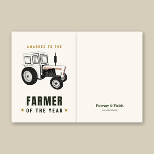 Furrow & Fields Greeting Card Farmer of the Year David Brown 780 Selectamatic | Greeting Card Quality Farmers Merch
