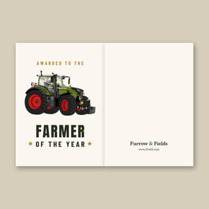 Furrow & Fields Greeting Card Farmer of the Year Fendt 728 Vario | Greeting Card Quality Farmers Merch