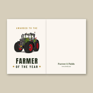 Furrow & Fields Greeting Card Farmer of the Year Fendt 942 Vario | Greeting Card Quality Farmers Merch