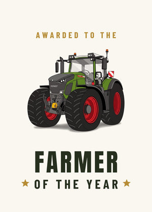 Furrow & Fields Greeting Card Farmer of the Year Fendt 942 Vario | Greeting Card Quality Farmers Merch