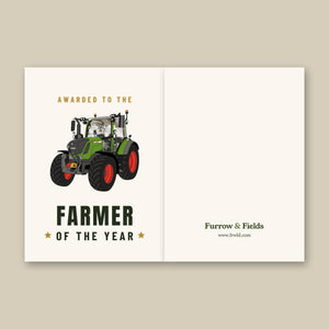 Furrow & Fields Greeting Card Farmer of the Year Fendt Vario 313 | Greeting Card Quality Farmers Merch