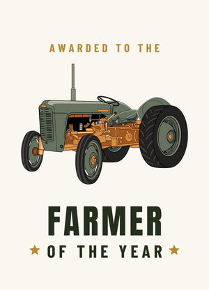 Furrow & Fields Greeting Card Farmer of the Year Ferguson FE 35 | Greeting Card Quality Farmers Merch