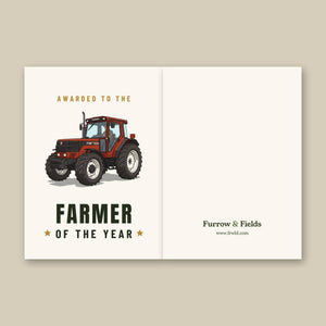 Furrow & Fields Greeting Card Farmer of the Year Fiat F140 | Greeting Card Quality Farmers Merch