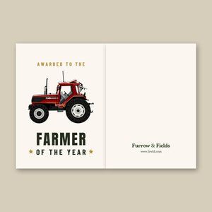 Furrow & Fields Greeting Card Farmer of the Year Fiat F140 Turbo | Greeting Card Quality Farmers Merch
