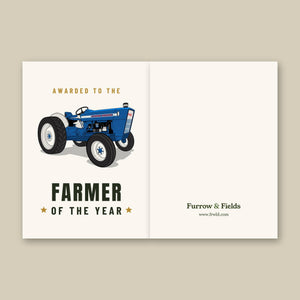 Furrow & Fields Greeting Card Farmer of the Year Ford 2000 | Greeting Card Quality Farmers Merch