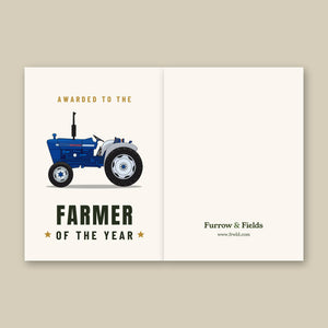 Furrow & Fields Greeting Card Farmer of the Year Ford 3000 | Greeting Card Quality Farmers Merch