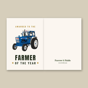 Furrow & Fields Greeting Card Farmer of the Year Ford 5000 | Greeting Card Quality Farmers Merch