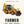Furrow & Fields Greeting Card Farmer of the Year JCB 3CX Sitemaster Plus Cartoon | Greeting Card Quality Farmers Merch