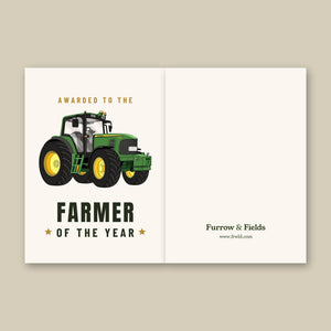 Furrow & Fields Greeting Card Farmer of the Year John Deere 6930 Premium | Greeting Card Quality Farmers Merch