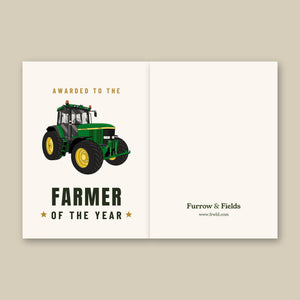 Furrow & Fields Greeting Card Farmer of the Year John Deere 7710 | Greeting Card Quality Farmers Merch