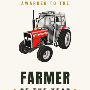 Furrow & Fields Greeting Card Farmer of the Year Massey Ferguson 362 | Greeting Card Quality Farmers Merch