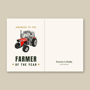 Furrow & Fields Greeting Card Farmer of the Year Massey Ferguson 362 | Greeting Card Quality Farmers Merch