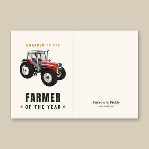 Furrow & Fields Greeting Card Farmer of the Year Massey Ferguson 399 | Greeting Card Quality Farmers Merch