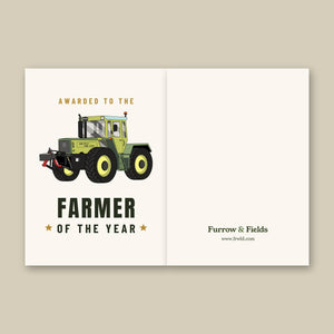 Furrow & Fields Greeting Card Farmer of the Year MB Trac 1300 | Greeting Card Quality Farmers Merch
