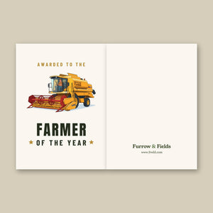 Furrow & Fields Greeting Card Farmer of the Year New Holland TX 66 | Greeting Card Quality Farmers Merch