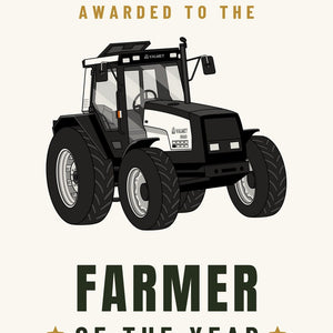 Furrow & Fields Greeting Card Farmer of the Year Valmet Mega 8600 | Greeting Card Quality Farmers Merch
