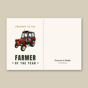 Furrow & Fields Greeting Card Farmer of the Year Zetor 5211 | Greeting Card Quality Farmers Merch