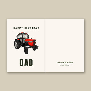 Furrow & Fields Greeting Card Happy Birthday Dad Case 1494 | Greeting Card Quality Farmers Merch