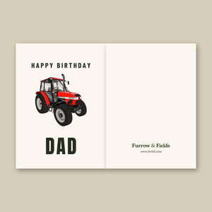 Furrow & Fields Greeting Card Happy Birthday Dad Case 4230 | Greeting Card Quality Farmers Merch