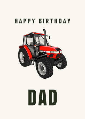 Furrow & Fields Greeting Card Happy Birthday Dad Case 4230 | Greeting Card Quality Farmers Merch