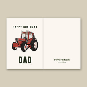Furrow & Fields Greeting Card Happy Birthday Dad Case 885 XL | Greeting Card Quality Farmers Merch