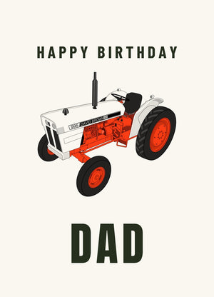 Furrow & Fields Greeting Card Happy Birthday Dad Case David Brown 995 | Greeting Card Quality Farmers Merch