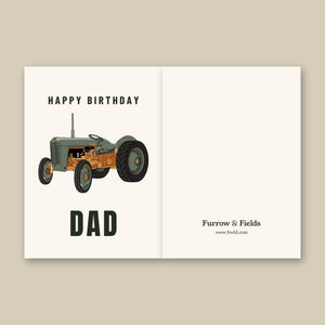 Furrow & Fields Greeting Card Happy Birthday Dad Ferguson FE 35 | Greeting Card Quality Farmers Merch