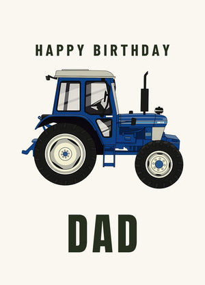 Furrow & Fields Greeting Card Happy Birthday Dad Ford 6610 | Greeting Card Quality Farmers Merch