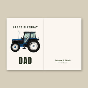 Furrow & Fields Greeting Card Happy Birthday Dad Ford 6640 | Greeting Card Quality Farmers Merch