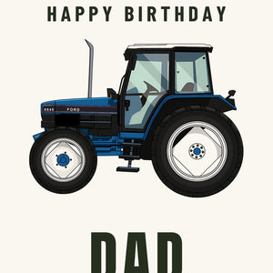 Furrow & Fields Greeting Card Happy Birthday Dad Ford 6640 | Greeting Card Quality Farmers Merch