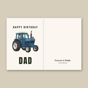 Furrow & Fields Greeting Card Happy Birthday Dad Ford 6700 Cartoon | Greeting Card Quality Farmers Merch