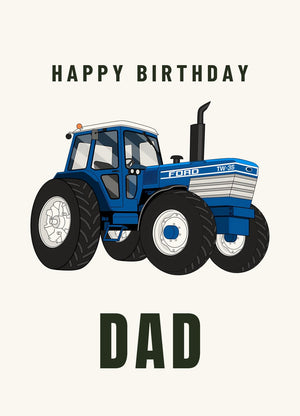 Furrow & Fields Greeting Card Happy Birthday Dad Ford TW 35 | Greeting Card Quality Farmers Merch