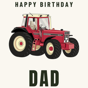 Furrow & Fields Greeting Card Happy Birthday Dad International 1455 XL | Greeting Card Quality Farmers Merch