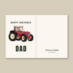 Furrow & Fields Greeting Card Happy Birthday Dad International 1455 XL | Greeting Card Quality Farmers Merch