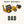 Furrow & Fields Greeting Card Happy Birthday Dad JCB 3CX Sitemaster SRS Cartoon | Greeting Card Quality Farmers Merch